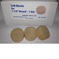 product Round Drill Blocks  1-1/2" x 1/8" Thick